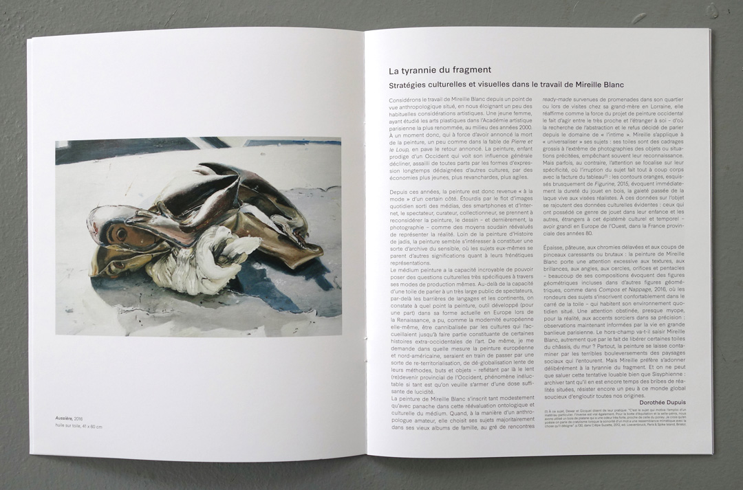 Mireille Blanc, Text by Dorothee Dupuis